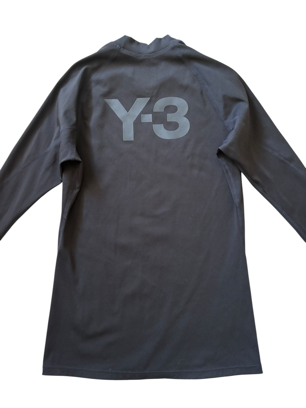 Adidas Y-3 Yohji Yamamoto Long Sleeve Compression Mock Neck Shirt Black Size S